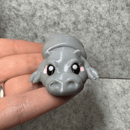 Hippo Booty Flexi 3d model