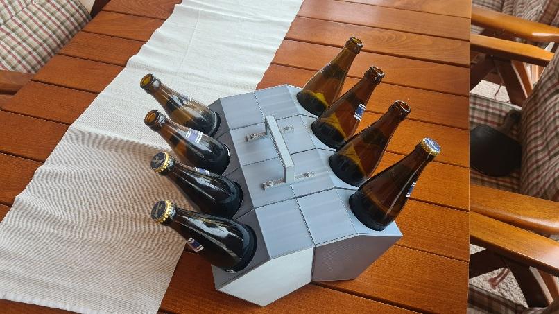 Beer Bottle Holder V8 - 4.0L 3d model