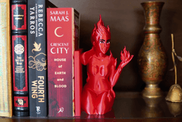 Fire Sprite Bookend- Lehabah Inspired 3d model