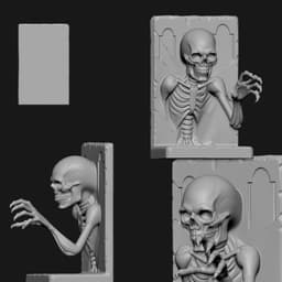 Halloween 3D Printable Collection – 8 Models Set V2 3d model