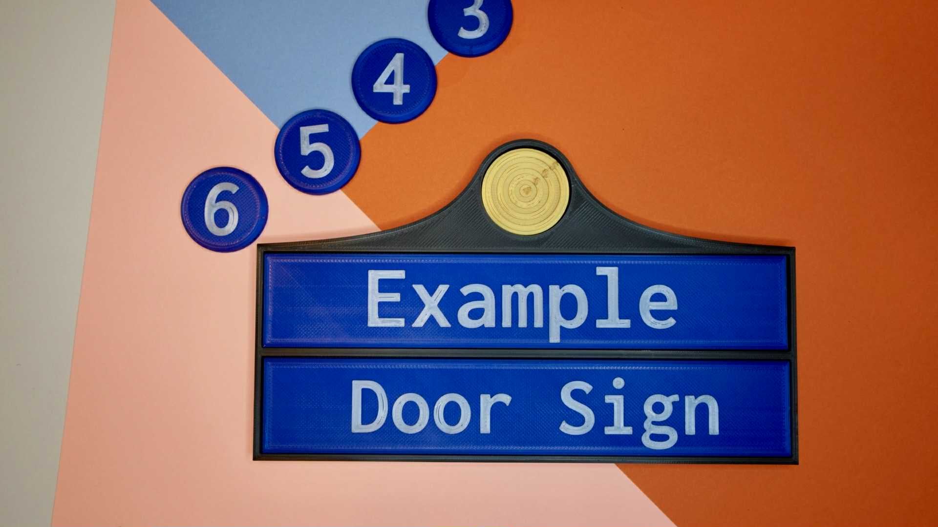 The World's Best Office Sign 3d model