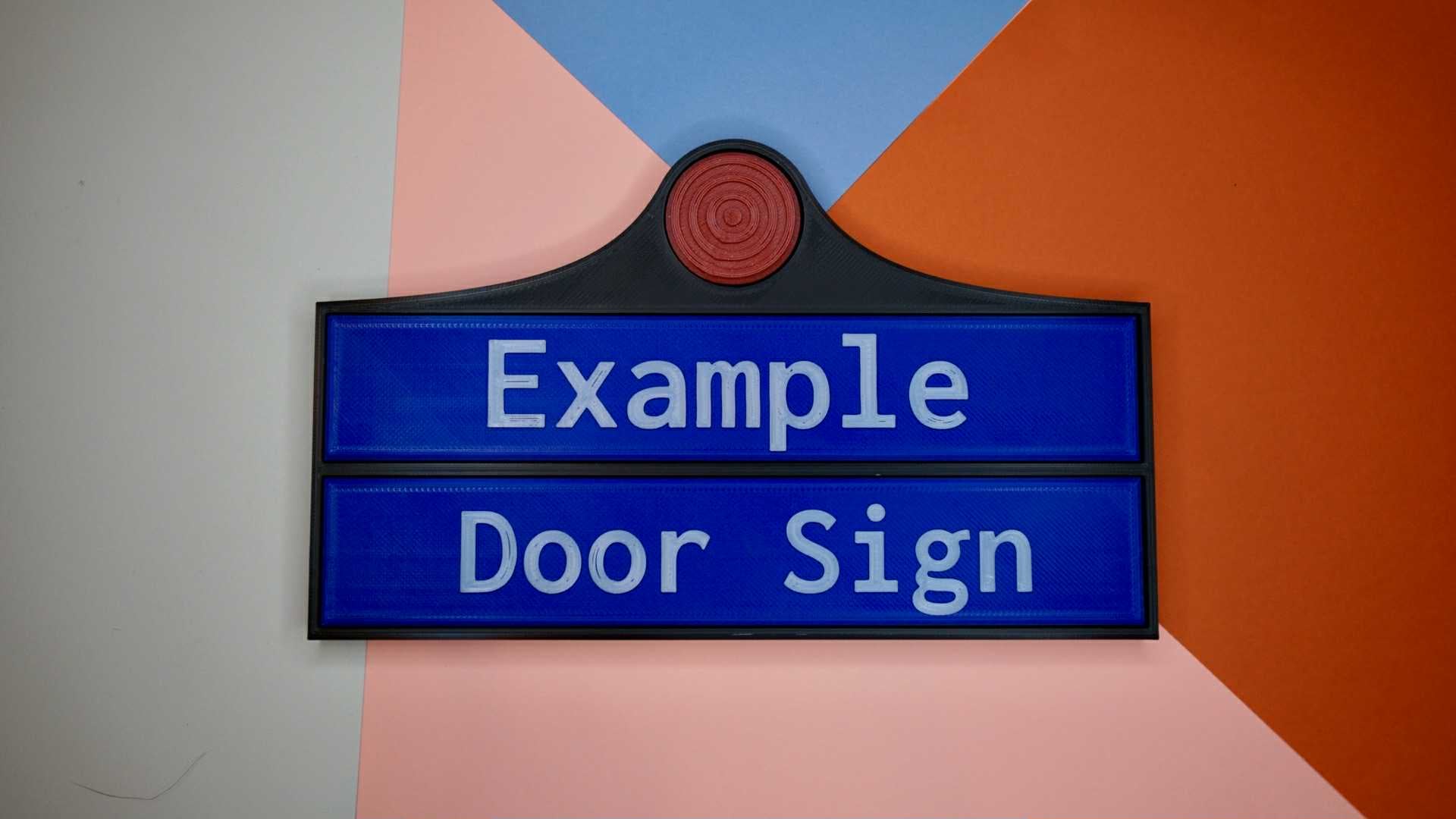 The World's Best Office Sign 3d model