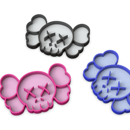 3D KAWS Tray, Multipurpose Tray, Catch Tray, Functional Design, Catchall Organizer 3d model
