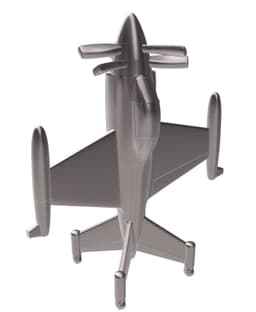 Lockheed XFV-1 Salmon 3d model