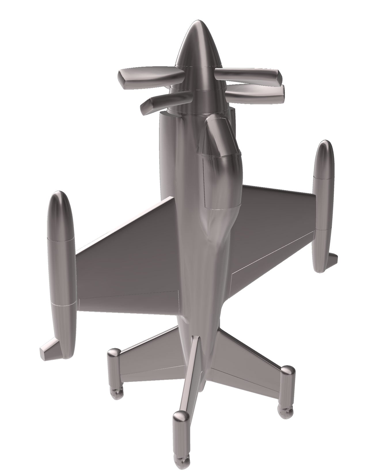 Lockheed XFV-1 Salmon 3d model