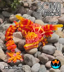 Solar Dragon 3d model
