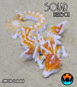 Solar Dragon 3d model
