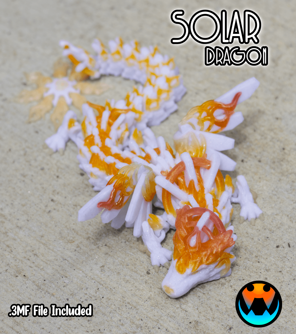 Solar Dragon 3d model