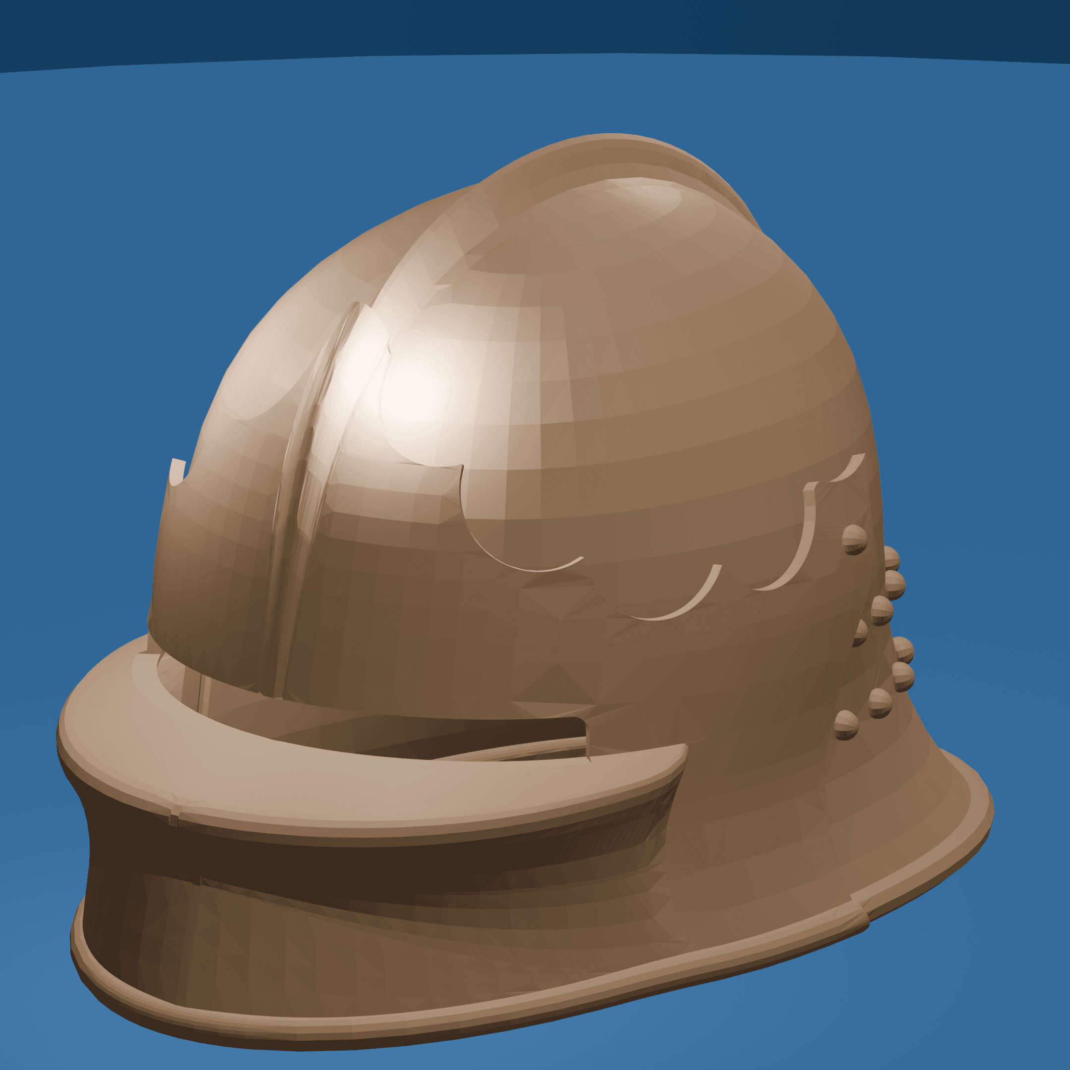 Italian Salet Helmet 3d model