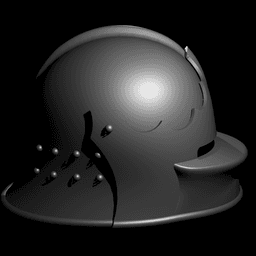 Italian Salet Helmet 3d model