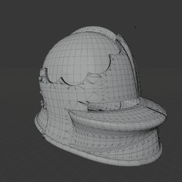 Italian Salet Helmet 3d model