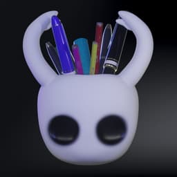 Hollow Knight The Knight Head Planter | Pen Holder 3d model