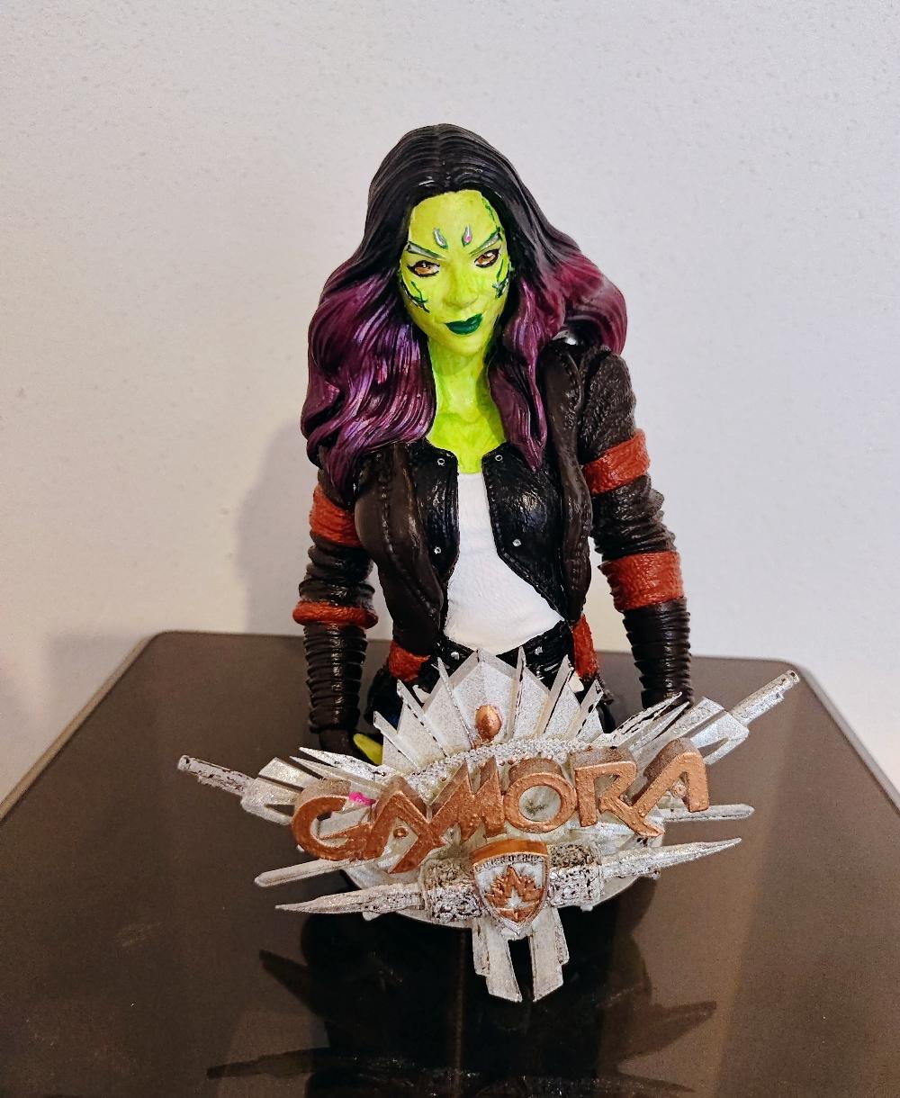 WICKED MARVEL GAMORA BUST: TESTED AND READY FOR 3D PRINTING 3d model