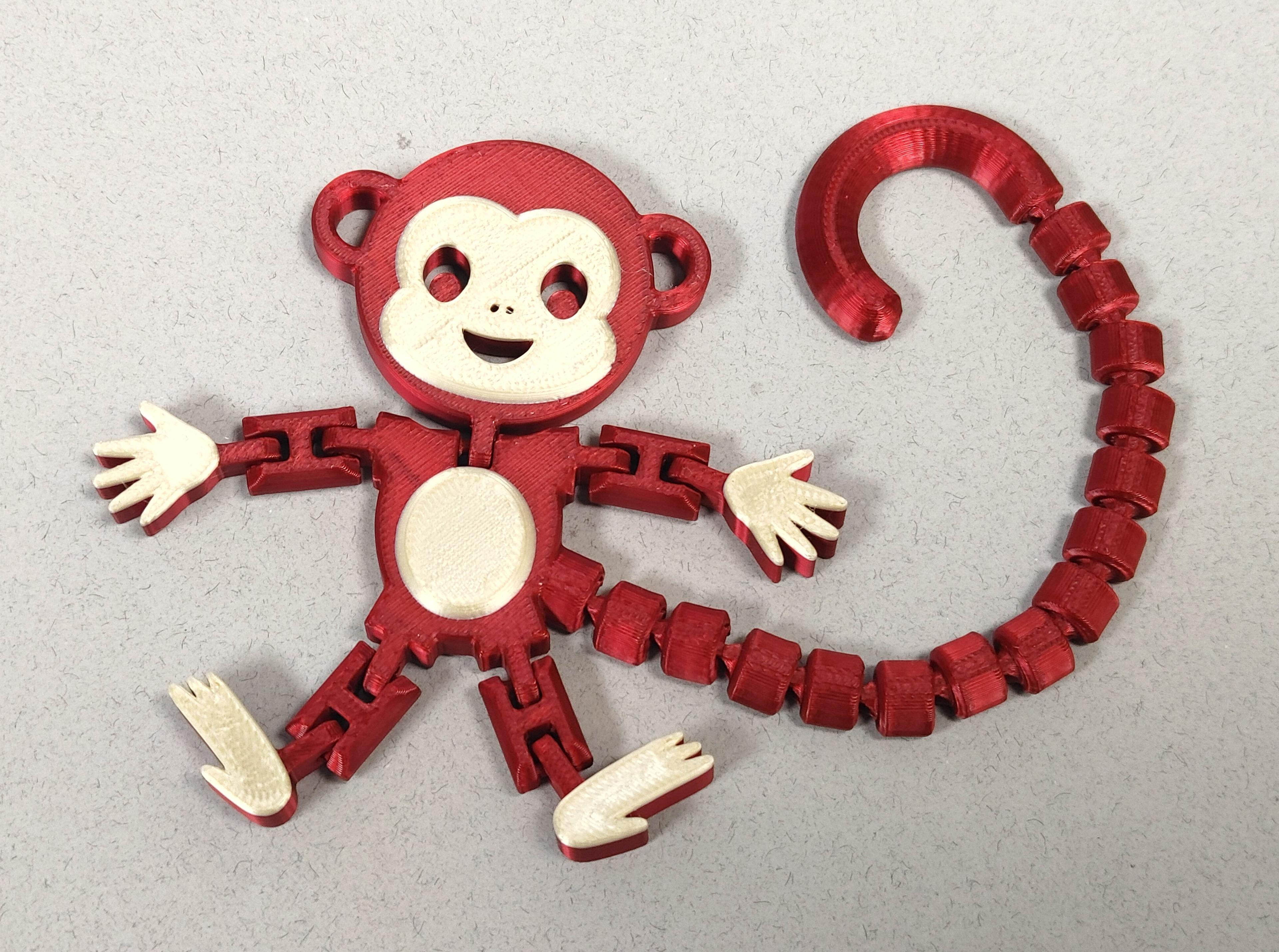 Flexi Articulated Monkey 3d model