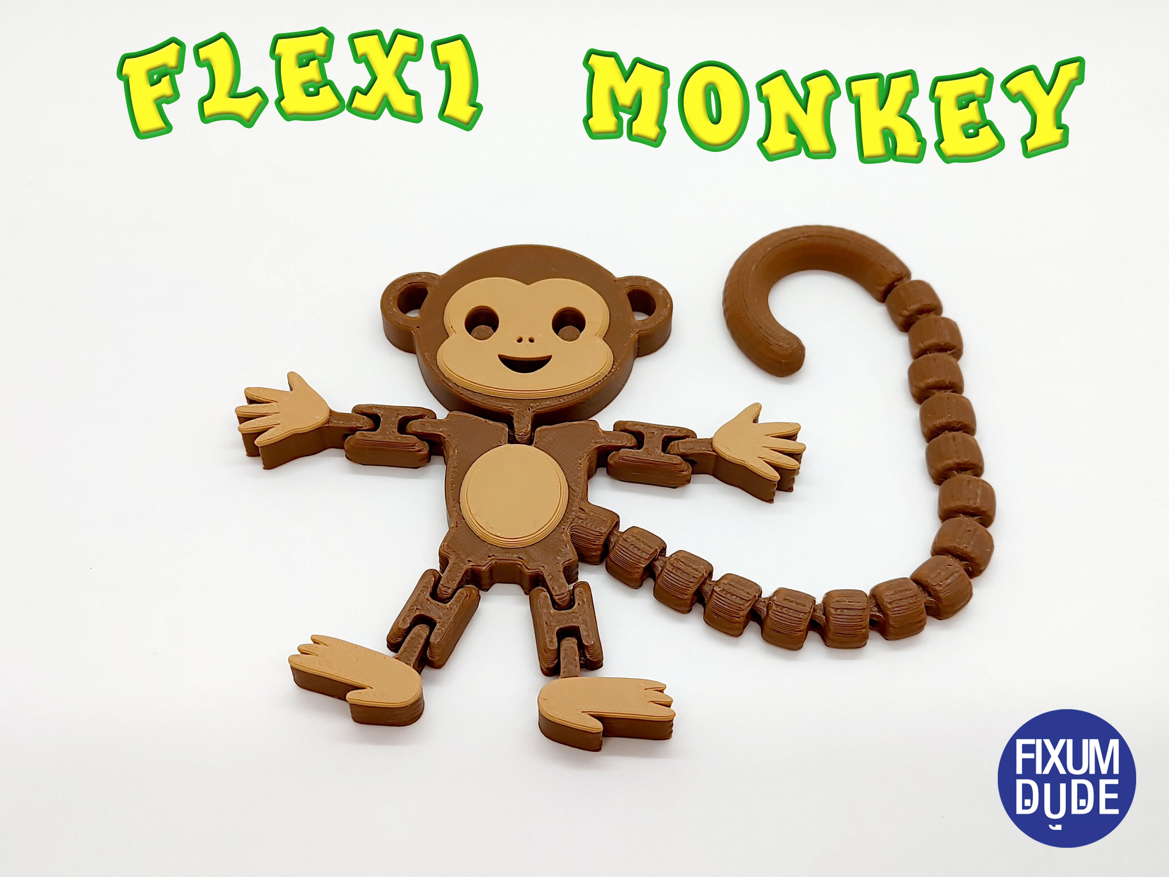 Flexi Articulated Monkey 3d model