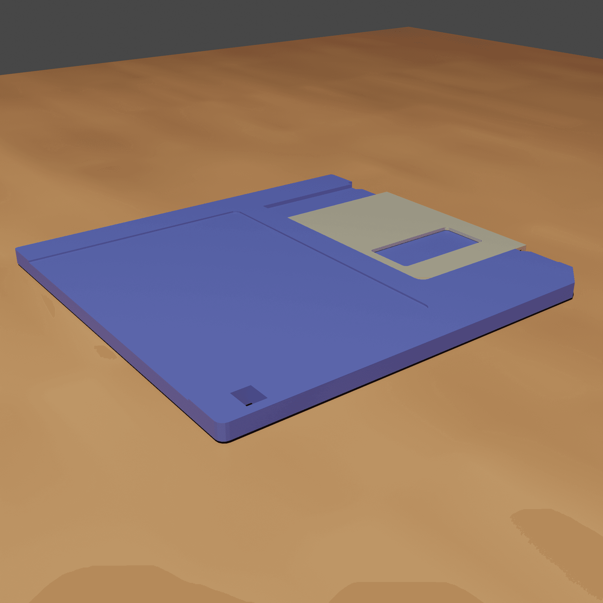 3.5" Floppy Disk Coaster  3d model
