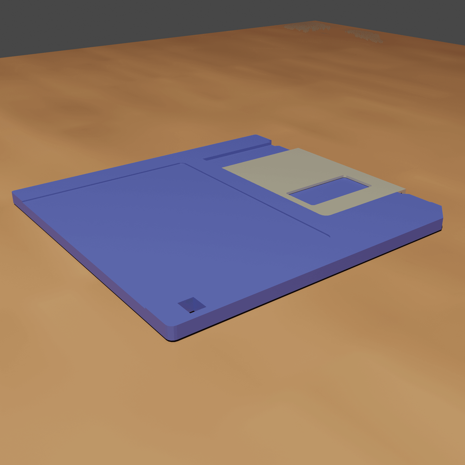 3.5" Floppy Disk Coaster 3d model