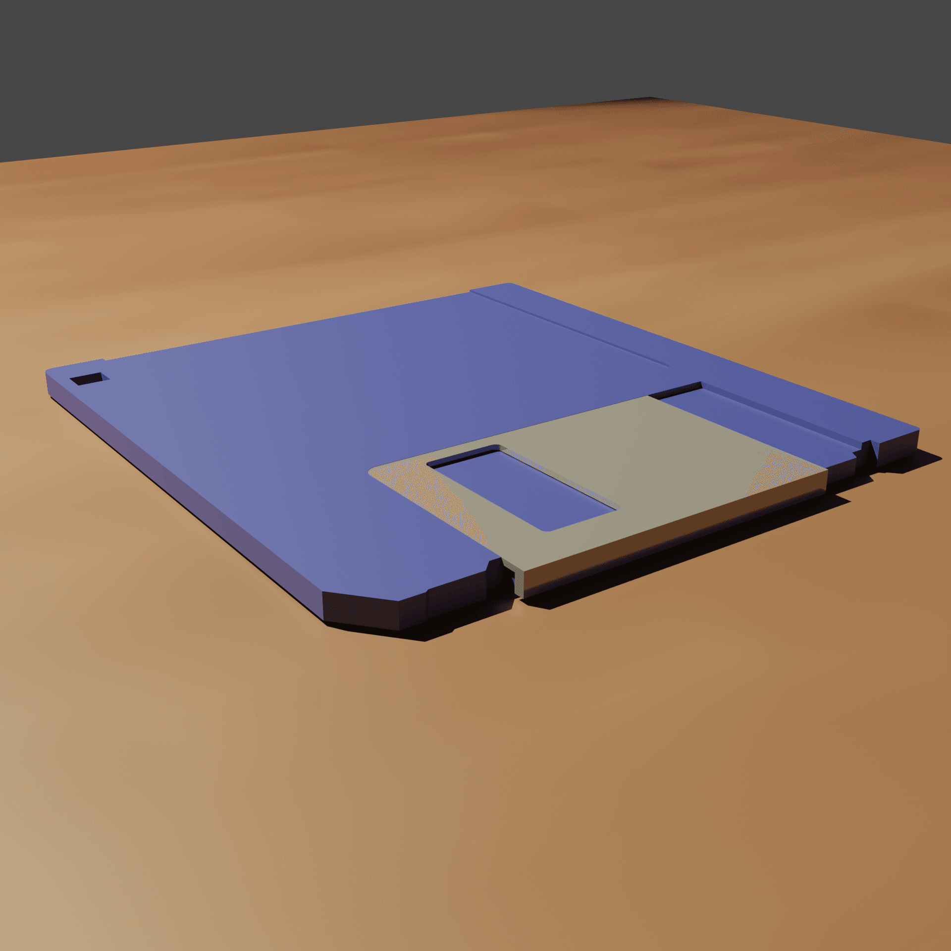 3.5" Floppy Disk Coaster 3d model