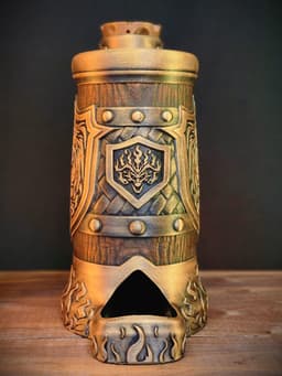 12oz Dragon Hoarder Can Cozy Dice Tower 3d model