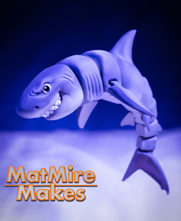 Great White Shark - Articulated Figure 3d model