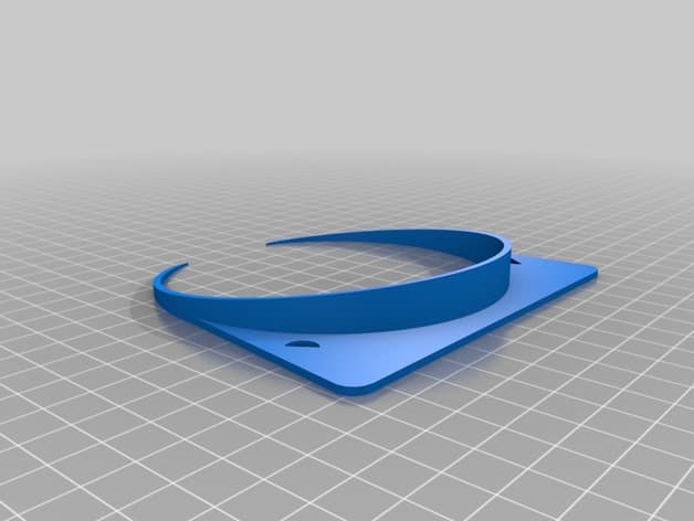 Clothers-dryer Vent Flange 3d model