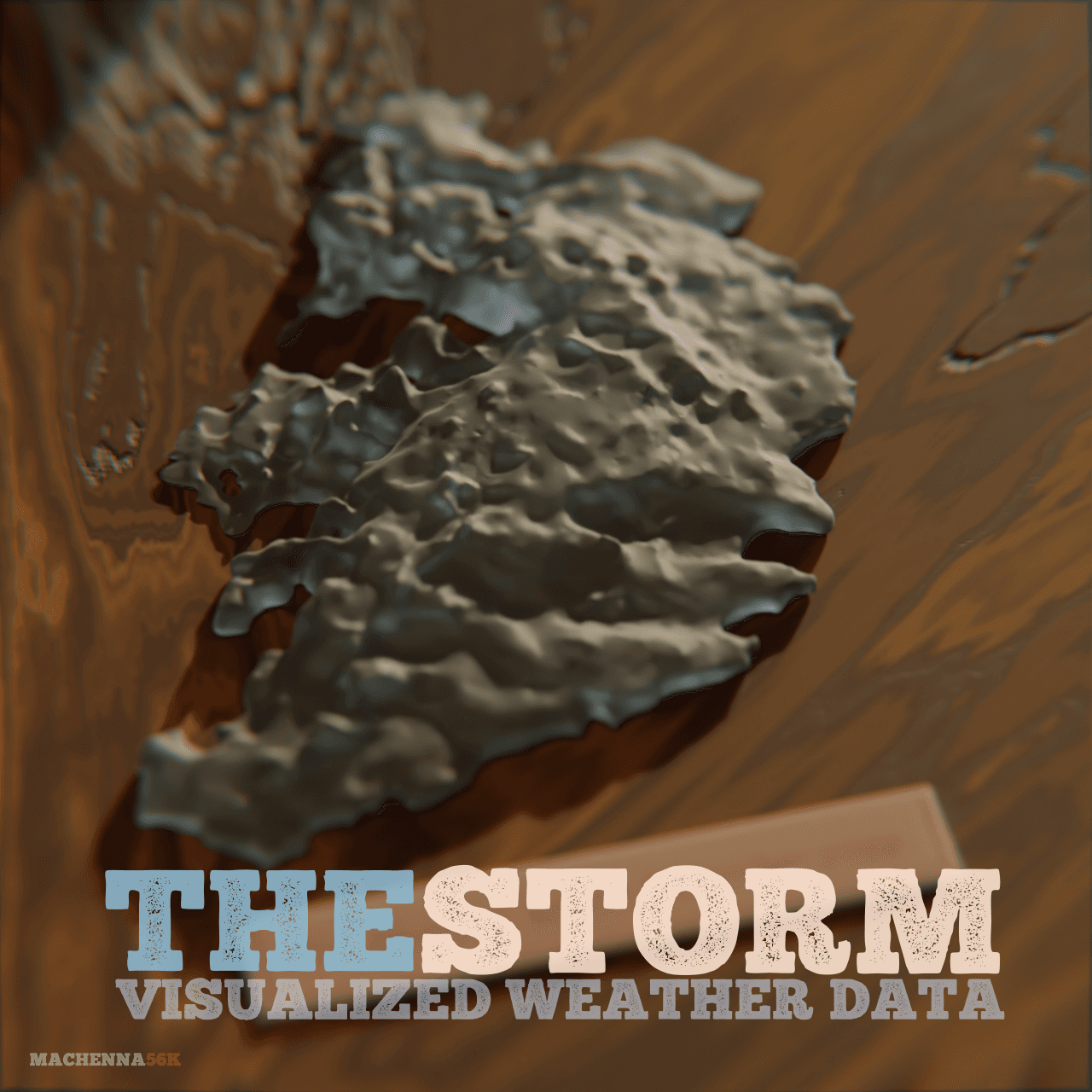 The Storm | Visualized Weather Data 3d model