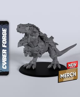 Laser Beast TX117 - With Free Cyberpunk Warhammer - 40k Sci-Fi Gift Ideas for RPG and Wargamers 3d model