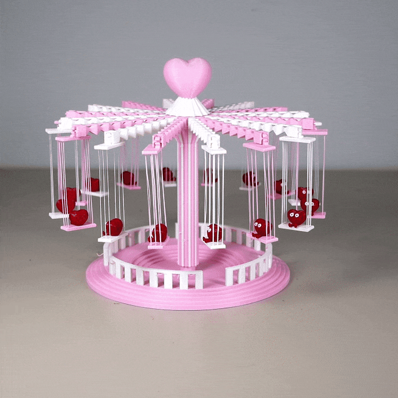Valentine Carousel 3d model