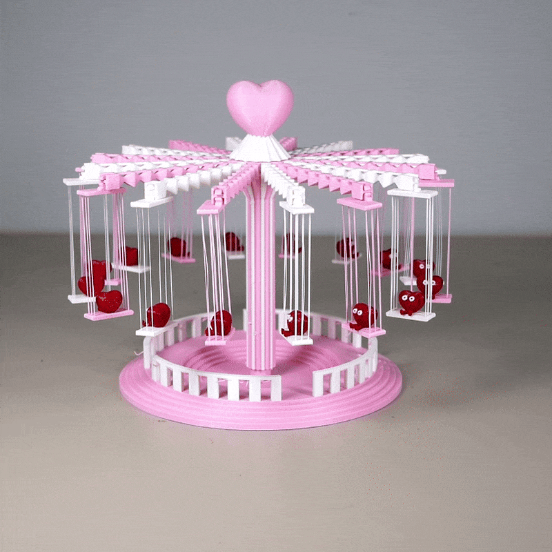 Valentine Carousel 3d model