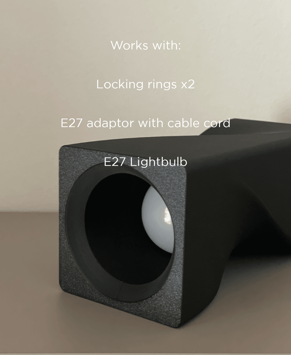 Noir, desk lamp. 3d model