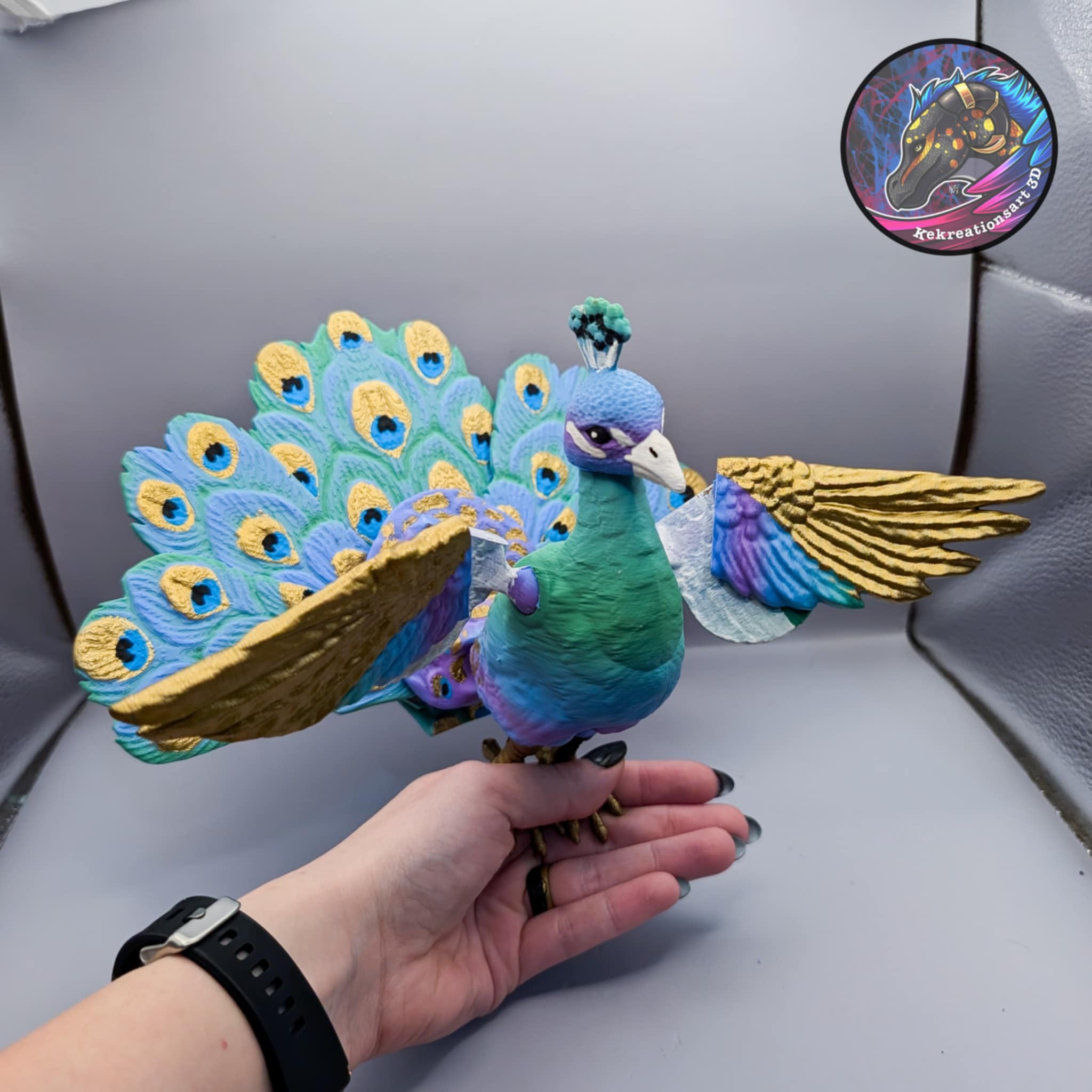 Flexi Peacock 3d model