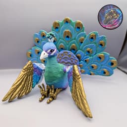Flexi Peacock 3d model