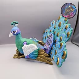 Flexi Peacock 3d model