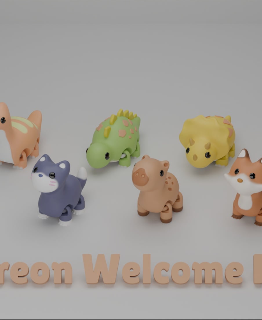 Flexi Dino Apatosaurus Keychain 3d model