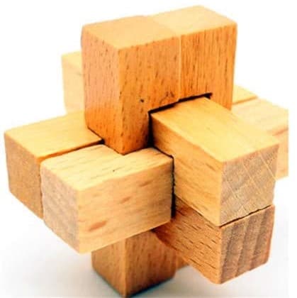 Colorful Puzzle - Actual Wooden 3D Puzzle - 3d model