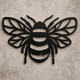 bumblebee wall art honey bee home decor 3d model