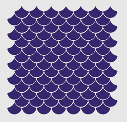 Mermaid Scale Textile 3d model