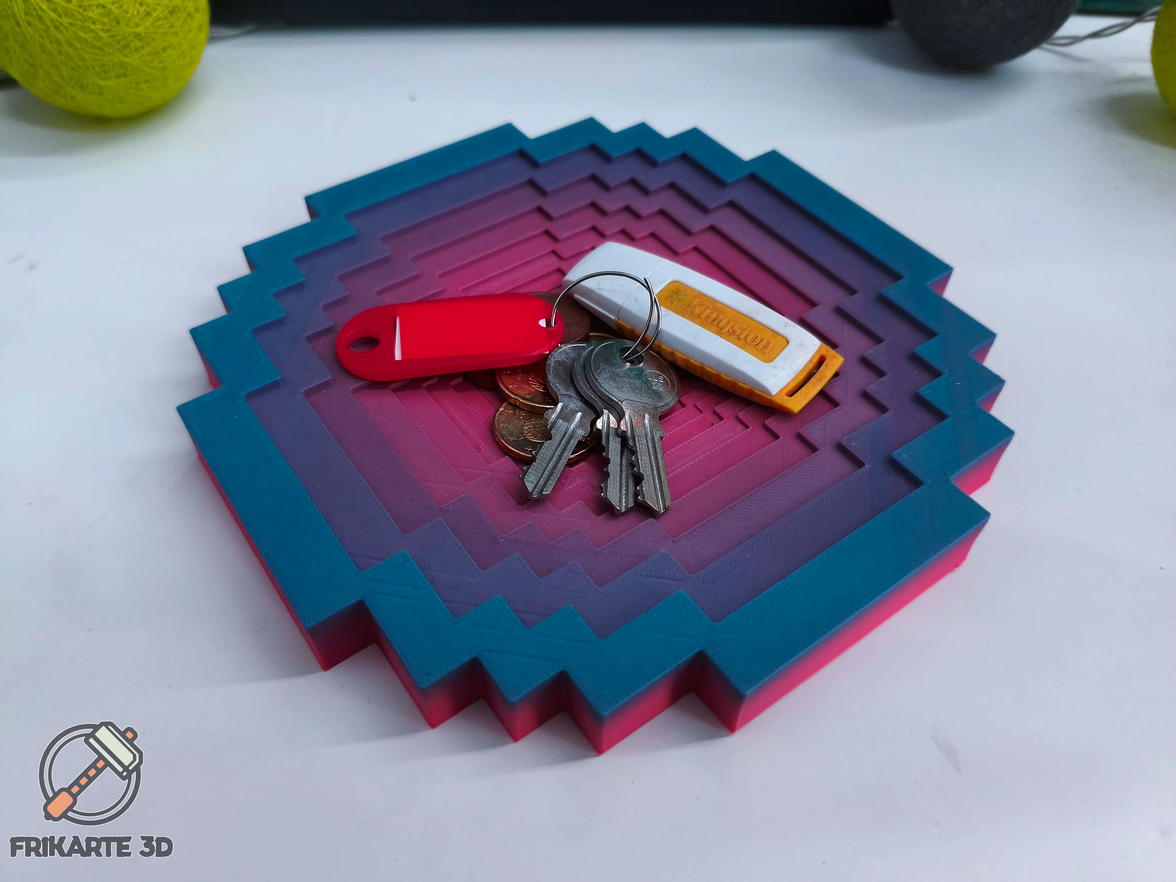 Pixel Portal Catch-All Tray 3d model