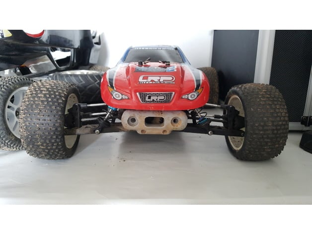 S10 blast front bummper with led 3d model