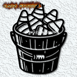 candy corn wall art halloween candy wall decor 3d model