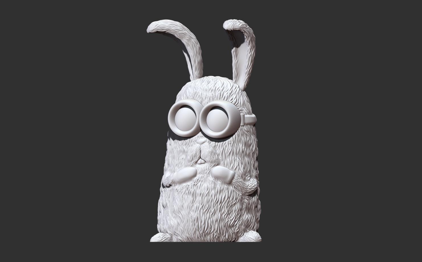 Minion - Kevin in Bunny Form 3d model