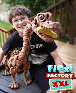 Flexi Factory Skeleton Brachiosaurus! with XXL and 3MF Versions! 3d model