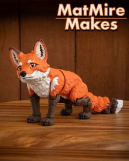 Fox - Articulated Figure 3d model