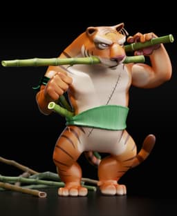 Roronoa Zoro, Tiger Zoan - One Piece 3d model