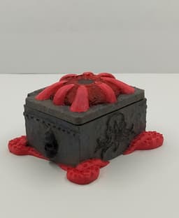 Cthulhu Crate - Lovecraftian Chest - AMS/CFS Compatible 3d model