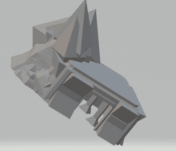 FHW: Dombul bunker topped supported 3d model