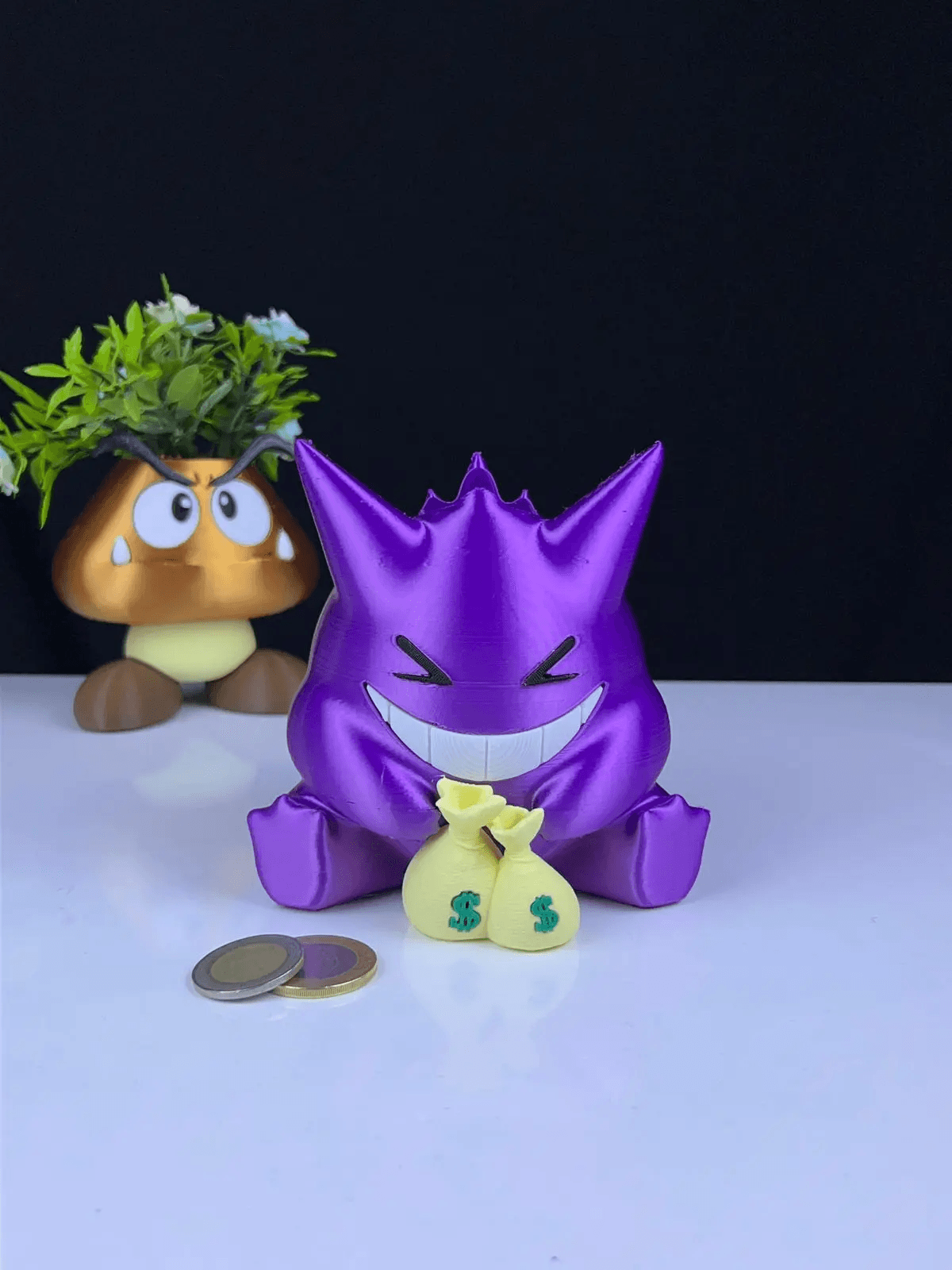 Gengar Piggy Bank - Multipart 3d model
