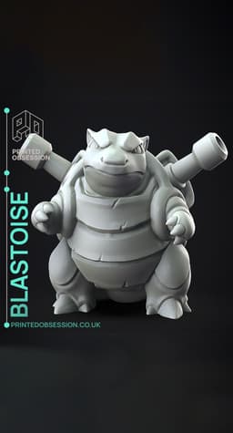 Blastoise - Pokemon - Fan Art 3d model
