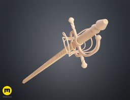 Expedition 33 Maelle Sword - Maellum Rapier 3d model