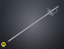 Expedition 33 Maelle Sword - Maellum Rapier 3d model